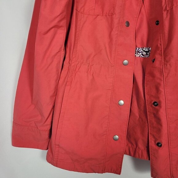 Columbia Women's Cinch Waist Light Weight Pocket Button Pink Jacket Size M - Picture 5 of 16